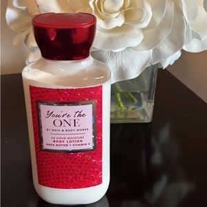 90% full, “you’re the one” from Bath & Body Works.